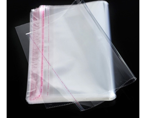 Saco Adesivado Plastico Transparente 20x25 C/ 100 Unidades
