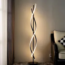 Comprar ~? Jutifan Led Lámparas De Pie En Espiral Para Sala De Estar