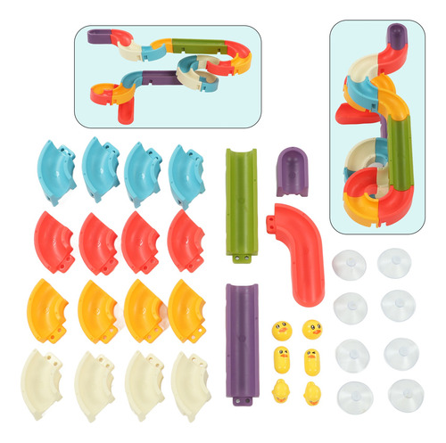 Bañera De Pared Shower Track Slide Toys Para Niños Pequeños