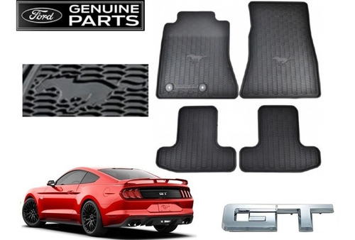 Kit Tapetes Hule 4 Piezas Mustang Gt V6 2017 Original