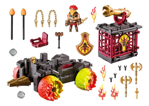 Juego Playmobil Novelmore Bandidos De Burnham Ariete 46 Pzas 46 Playmobil