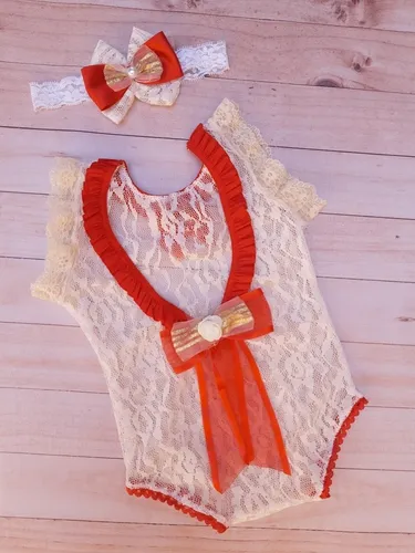 Body De Encaje Para Bebe. Navidad