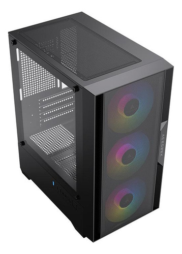 Gabinete Gamer Acegeek Stratus Mesh Argb Midtower Com 3 Fans