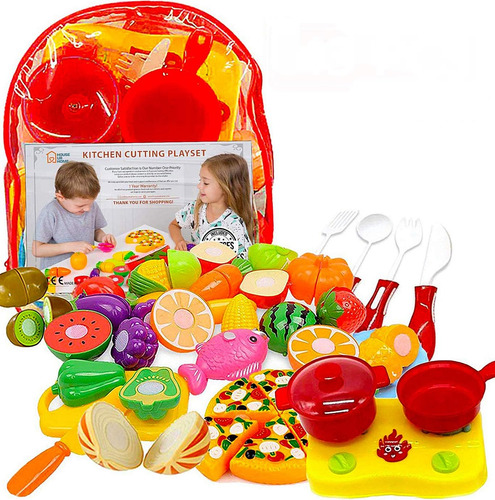 Juguetes De Comida De Cocina Cortar Frutas Y Verduras Dive