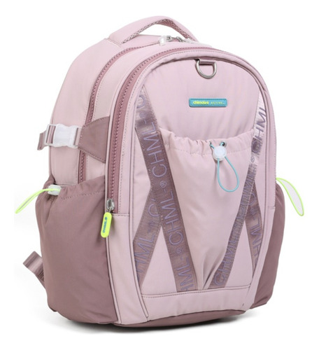 Mochila Dynamic Chimola M202 Color Pale Pink Diseño De La Tela Liso