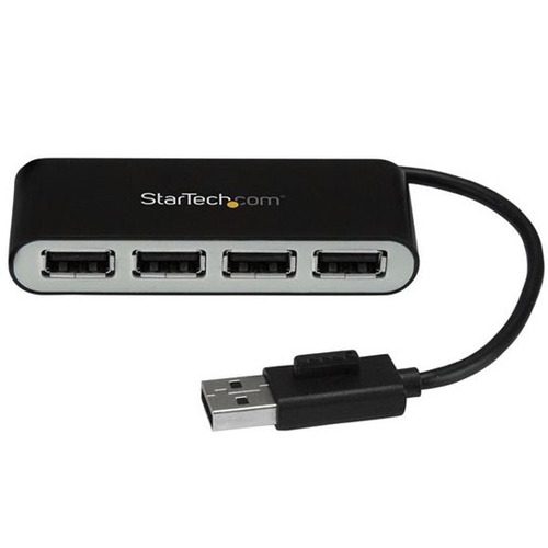 Hub Usb 2.0 Startech St4200mini2 4 Puertos Cable Integrado