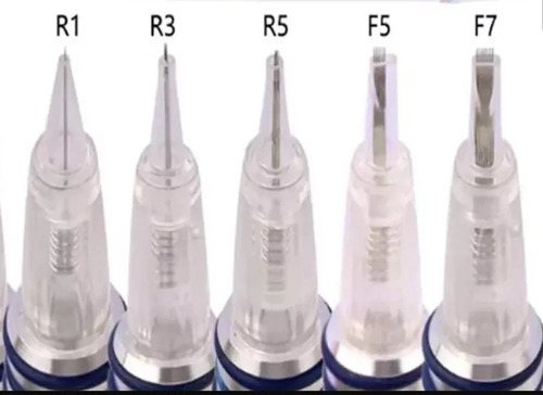 Aguja Dermografo X 5 Unidades R1 R3 5r 5f 7f Charmant 