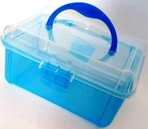 Imagem 3 de 5 de Frasqueira Maleta Teen Maquiagem Multiuso Plástico