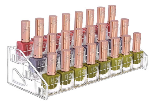 Jesslab Nail Polish Organizer, 3-tier Acrylic Display Sungla