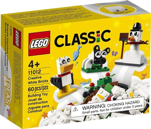 Lego Classic 11012 Creative White Bricks 60pz