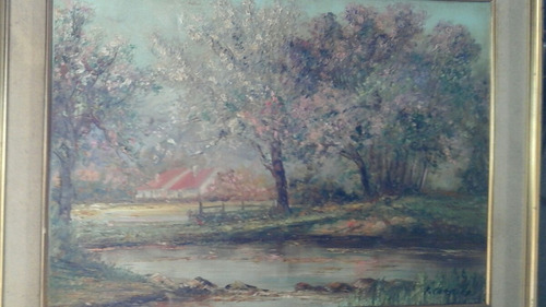 P. Carrillo Tamaño ( 70 X 50 Cm ) Óleo Sobre Tela