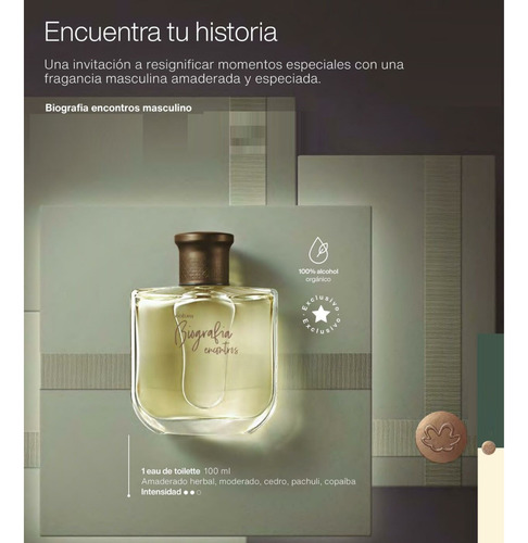 Biografía Encontros Eau De Toilette Masculino 100ml Natura