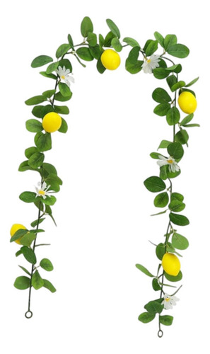 Garland De Limón Artificial Con Flores Aniversario De 170