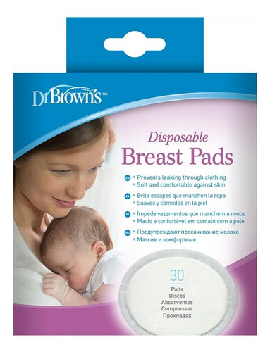 Dr Brown's Almohadillas Desechables Para Lactancia 30 Pads