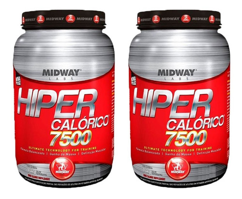 Hipercalórico 7500 - 2x 1,4 Kg - Midway