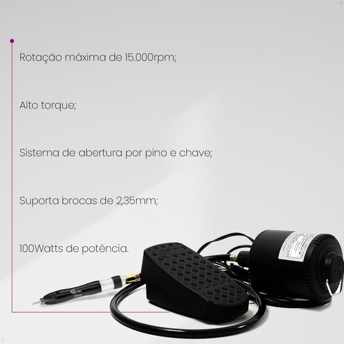 Motor De Suspensão Mini Com Brocas - Beltec