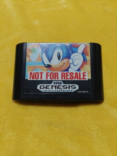 Sonic 1 The Hedgehog Not For Rosale Sega Genesis (Usado)