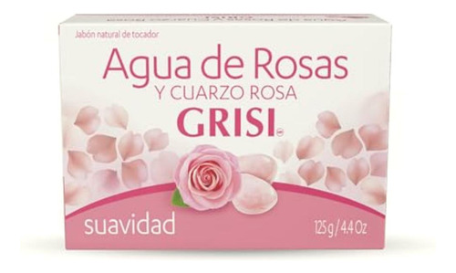Grisi, Jabón De Tocador, Agua De Rosas Y Cuarzo Rosa |