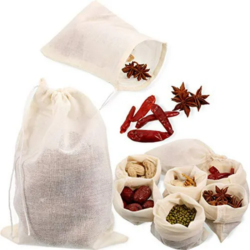 24 Piezas Bolsas De Especias Para Cocinar Bolsas De Gasa Par