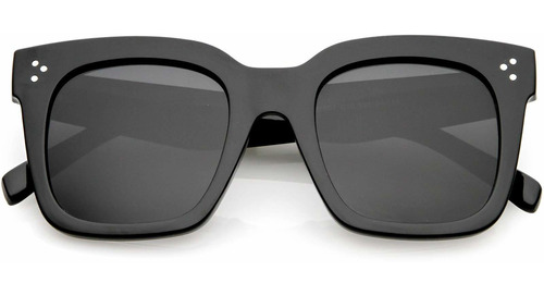 Zerouv - Gafas De Sol Cuadradas Retro De Moda De Gran Tamao