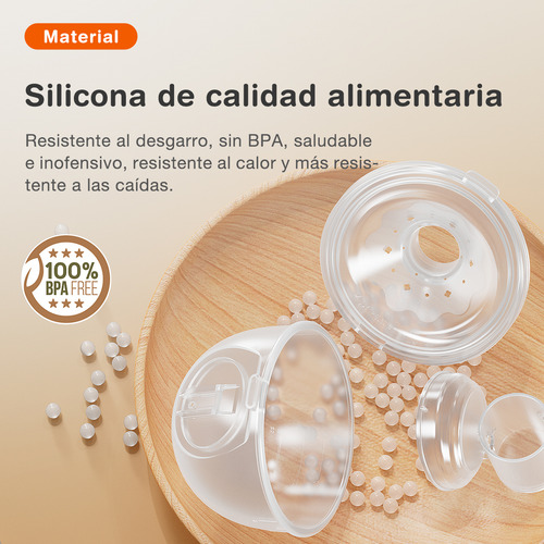Extractor De Leche Eléctrico Manos Libres Dr.Isla EB30 Sacaleche Materna 4 Modos 12 Niveles Luz Nocturna