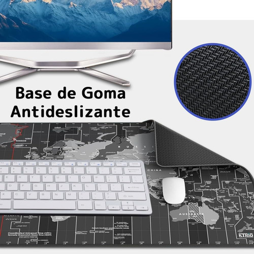 Para Alfombrilla De Ratón For Gamers, 800 X 300 X 3 Mm, Xxl,