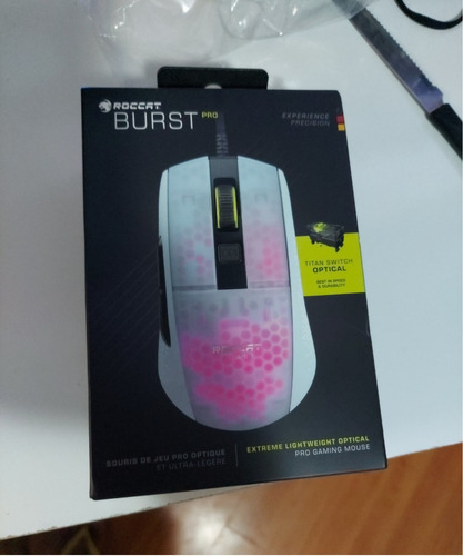 Mouse Gamer Roccat Burst Pro Blanco