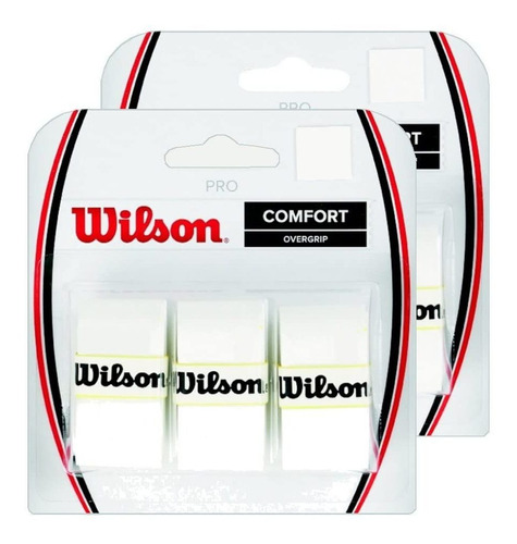 Wilson Pro Overgrip Comfort 3 Paquetes (total 6 Tiras De Ovv