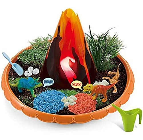 Dinosaur Hábitat Grow And Glow, Dino Garden Craft Kit, Diy 