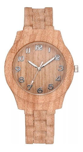 Reloj De Bambú Unisex Regalo Ideal Día De Las Madres 