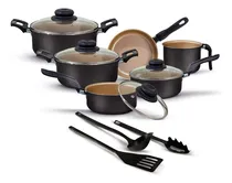 Comprar Conjunto De Panelas Antiaderente 9 Peças Teflon Várias Cores