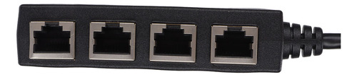 Adaptador De Cable De 1 A 4 Puertos Rj45 Splitter Smooth Tra
