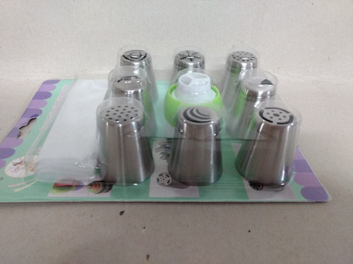 Imagen 2 de 4 de Pack X 8 Picos Boquilla Duchas Rusas Y Acoplador + Manga