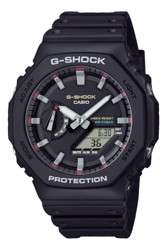 Reloj Asio G-shock Moda Modelo: Ga-2100rl-1acr Correa Negro