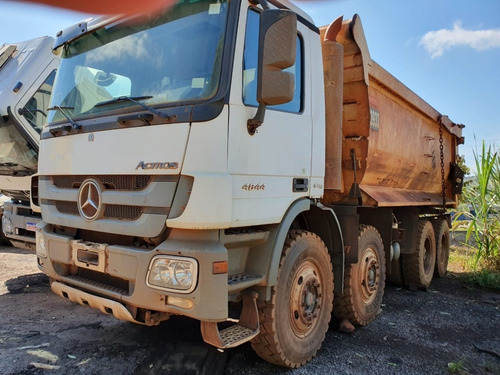  Mercedes-benz Actros 4844 8x4 Ano 2014 Caçamba Traçado 