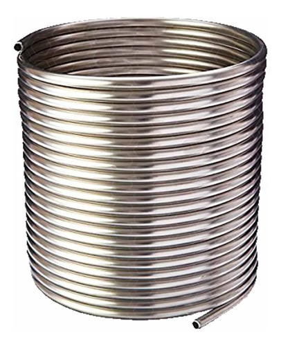 Chiller De Imersão Para Cerveja Navegue Chopp Tubo 12,70x0,80mm Do Alumínio