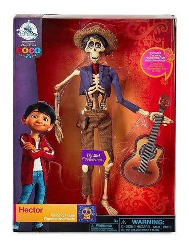 Hector Coco Con Sonidos Disney Store Caja En Buen Estado