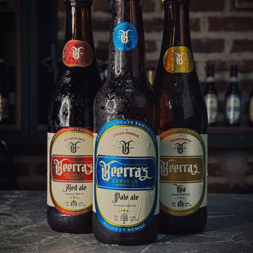 Cerveza Artesanal Estilo Colonial Beerras 8 Botellas 355ml