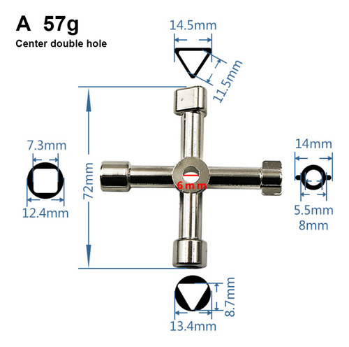 Llave Universal De 4 Vías Múltiple Para Elevador Eléctrico A