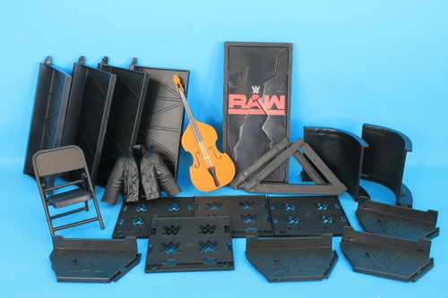 Accesorios Escenario Figuras Wwe Luchadores Raw Mattel