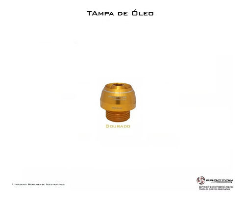 Imagem 1 de 1 de Tampa Do Óleo Procton Racing Yamaha Xj6 N E Xj6 F