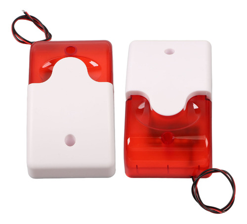 Sirena De Sonido Y Alarma Led, 12 V, Alto Decibelio, Bocina