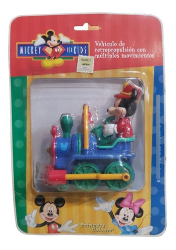 Auto Mickey Mouse Vehiculo Retropulsion Movimiento Jretro