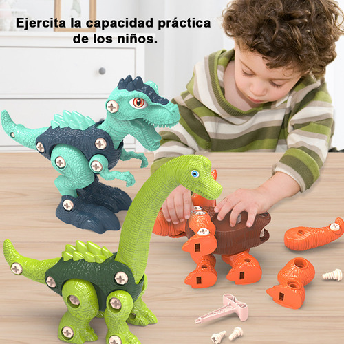 CM-TOP Juguetes De Dinosaurios Para Niños Diy Con Taladro Electrico