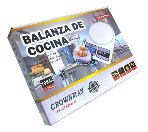 Imagen 3 de 3 de Balanza Pesa Digital Cocina Alimentos Ferreteronline