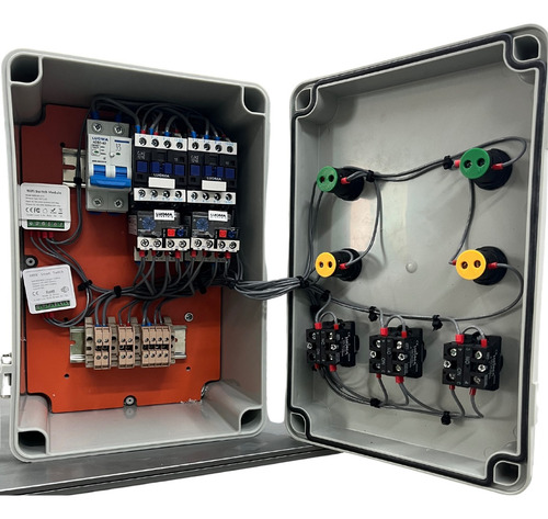 Quadro Comando Wifi Completo Aquecedor 10kw + Bomba