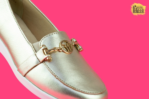 Imagen 5 de 8 de Zapatos Bonitos Dama Flexi 45302 Oro Originales