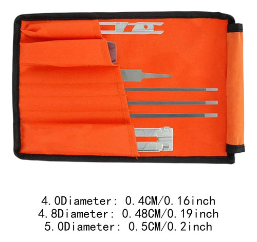 8pcs Accesorios De Herramientas De For Afilar La Cadena De