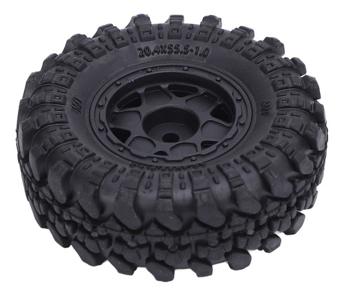 Neumáticos Rc Truck Tire 4 Piezas Para Rueda De Plástico Axi