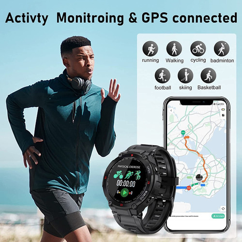 Reloj Inteligente Táctico Smart Watch Para Iphones Android